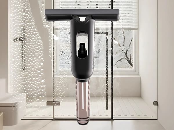 Mini handmopp med spray och vattentank 200 ml, svart
