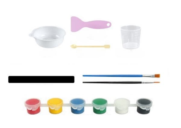 Arkeologiset rymdplaneter med ädelstenar, 2 verktyg + borste, 3+