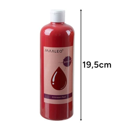 Vandbaseret akrylmaling sæt 18x500 ml mat, til børn og voksne