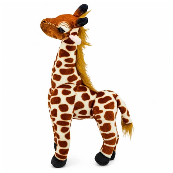 Mjukisdjur giraff 30 cm kramdjur brun/beige