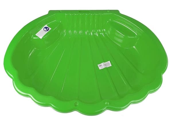 Sandlåda i plast 110x75x18 cm UV-beständig väderresistent