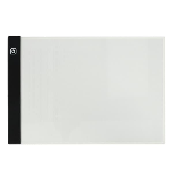 A4 lysbord LED-tegneplade 3 lysindstillinger USB, 33,5x23,5 cm