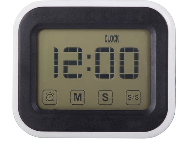 Digital väckarklocka LCD med alarm och timer magnet 9x7,5 cm
