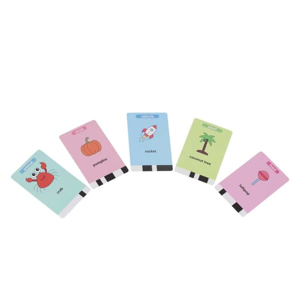Ritrobot STEM med ljud rosa, 100 kort & 2 markers, från 3 år