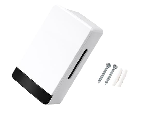 Trådbunden dörrklocka 230 V 80 dB ding-dong vit 12x7x4 cm