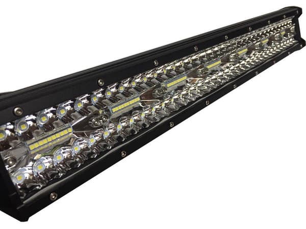 LED arbejdslygte 420W 12–24V 140 LED IP68 sort 51,5 cm