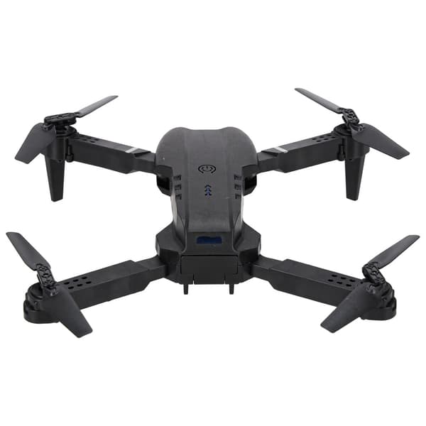RC-drone med dobbeltkamera 720p, 100 m rækkevidde, taske, sort