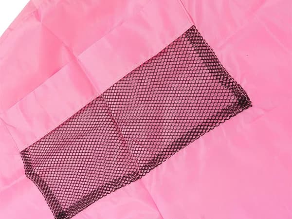 Lekmatta med förvaringspåse dragsko rosa Ø130 cm