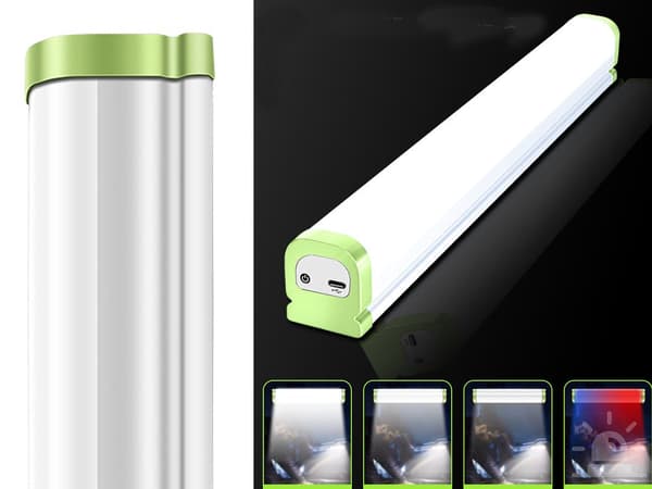Genopladelig LED arbejdslampe med magnet og krog USB-C 31 cm