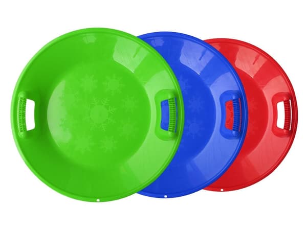 Rund kælk i plast 62 cm i diameter blandede farver 1-pak