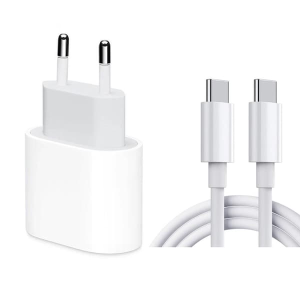 Snabbladdare 20W USB-C 2m - Kompatibelt med Apple iPhone 1st