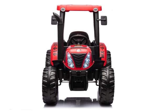 Eltraktor för barn 24V röd Battery Tractor A011