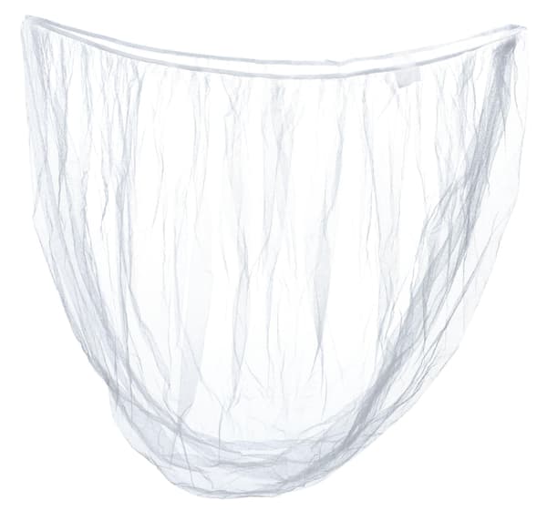 Myggenet til barnevogn finmasket polyester hvid 140 cm elastik universelt White