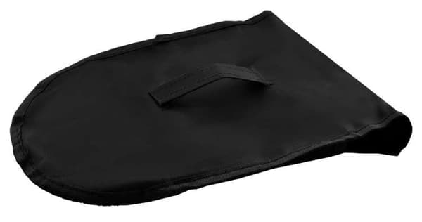Sammenklappelig spade 3-i-1 med hakke og sav, sort, med etui