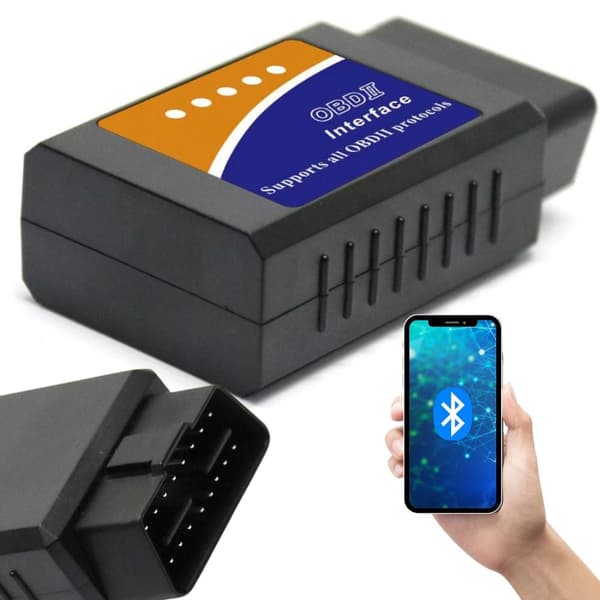 OBD2 diagnoseinterface Bluetooth til bil – fejlkoder, live-data, ISO CAN/KWP