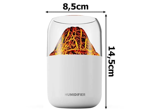 Luftfugter aromadiffuser 300 ml USB med LED-belysning
