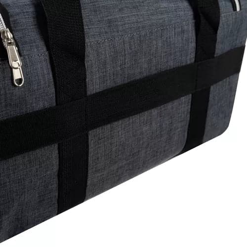 Handbagageväska 40x25x20 cm 20L vattentålig grå polyester