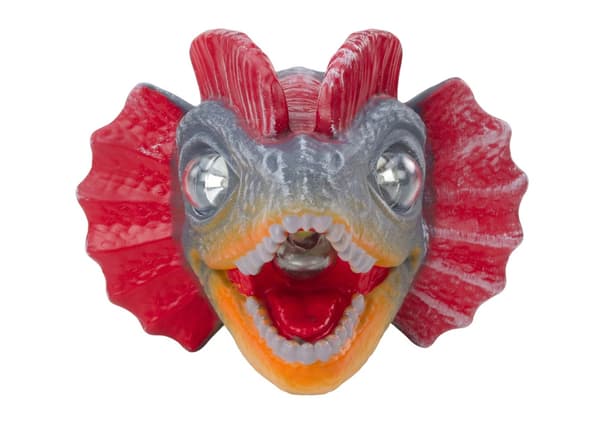 Pandelampe til børn dinosaurie 3 LED 2 indstillinger justerbar rem