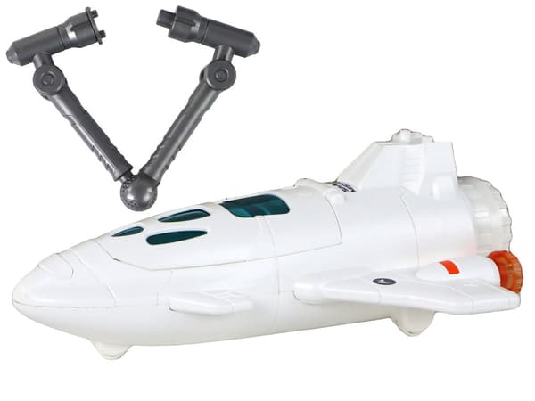 Rumraket legetøjssæt med lys & lyd 23 cm, kosmonaut + drone