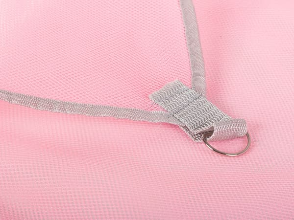 Picnic-tæppe sandafvisende mesh 200x150 cm rosa