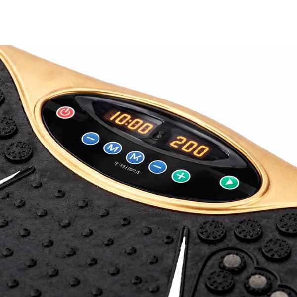 Vibrationsplattform för träning 120 nivåer Bluetooth 150 kg inkl. band