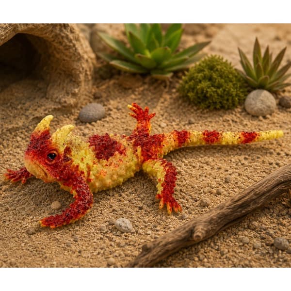 Reptilfigur Molloch the Terrible gummifigur TPR 14 cm