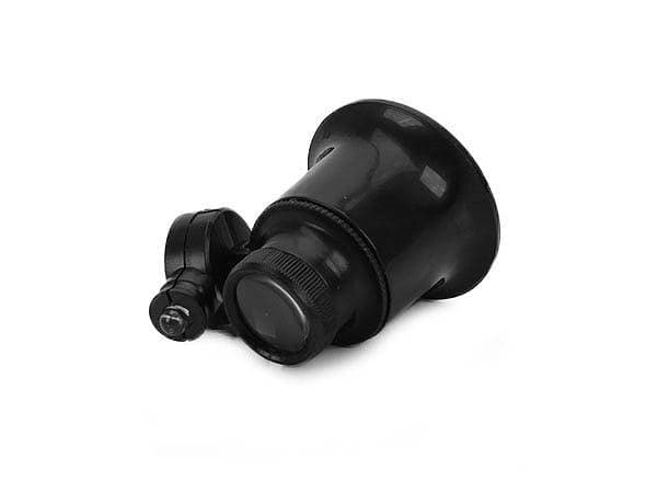 Pannlupp 20x med LED-belysning svart inkl 2 batterier