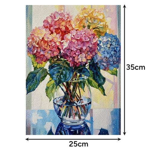 Timanttimaalaus setti kukkakimppu 30x40 cm multicolor