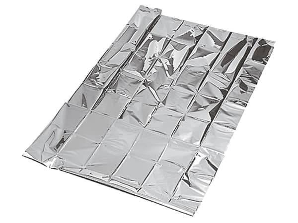 Redningsfilt i sølvfolie 140x210 cm sølv 1-pack