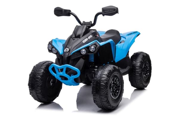 Elektrisk ATV til børn blå 3-8 km/t MP3/USB/Bluetooth 2.4G