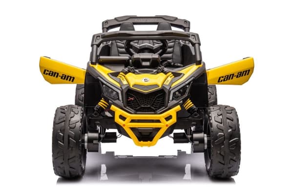 Batteridriven elbuggy för barn Can-Am DK-CA003 gul 118 cm