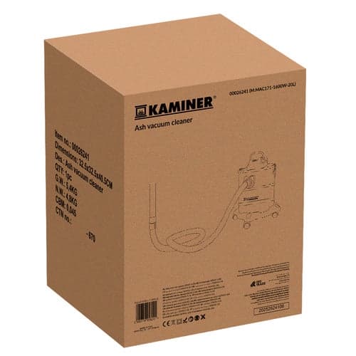 Askdammsugare industridammsugare 20L 1600W HEPA blåsfunktion