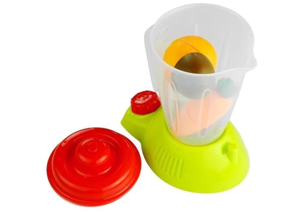 Legetøjsblender sæt med frugt & grøntsager, lys/lyd, 3+ år