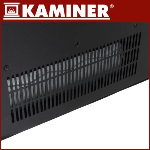 Elektrisk kamin 2000W med flammeffekt, fjärrkontroll & timer 1-12h