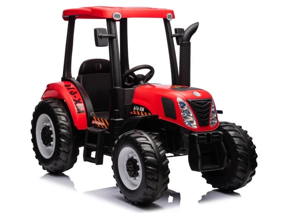 Eltraktor för barn 24V röd Battery Tractor A011
