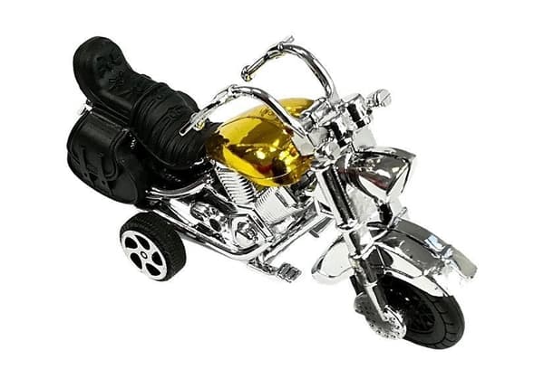 Leksaksmotorcyklar pull-back 3-pack 9 cm, från 3 år
