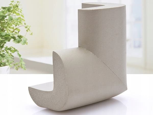 Hörnskydd skumplast grå 10 mm 55x55x35 mm 4-pack