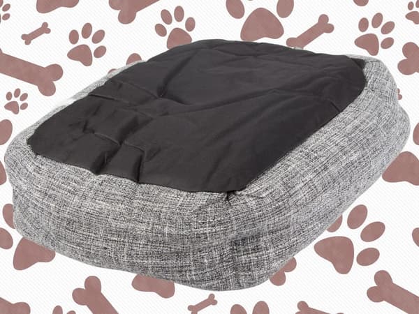 Hundeseng med aftagelig pude XL 80x60 cm