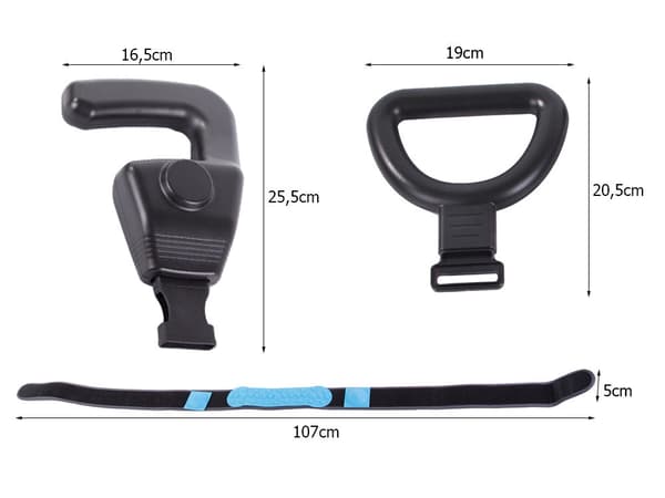 Hierontapistooli vyöllä USB-C 6 hierontapäätä 4 nopeutta