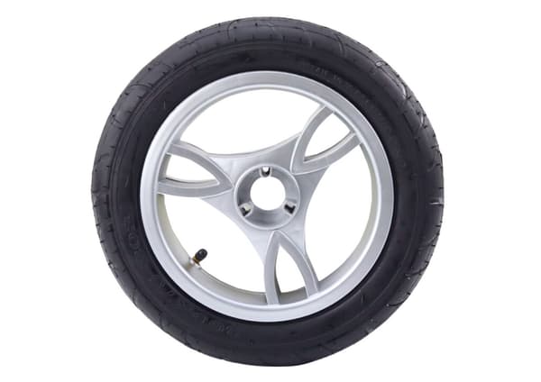 Reservhjul fram PRO600 plast med uppblåsbart gummidäck 30x8 cm