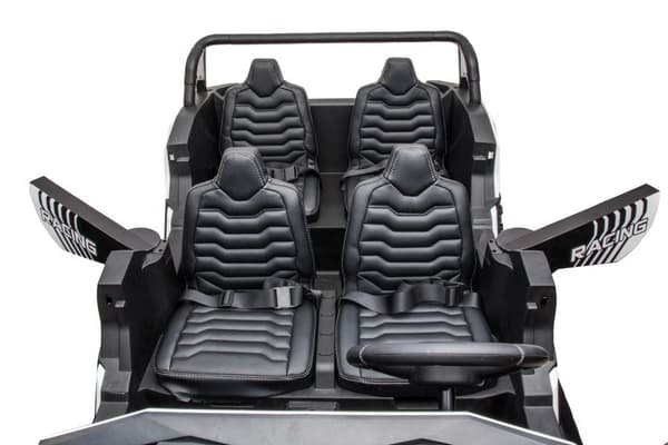 Elbil til børn 24V 4x4 buggy A033 vit
