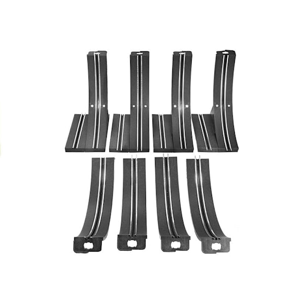 Bilbana 565 cm med 2 formelbilar, loopar och 220V adapter
