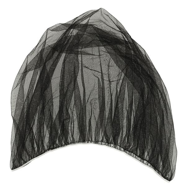 Myggenet til barnevogn universelt 140 cm elastik sort polyester Black