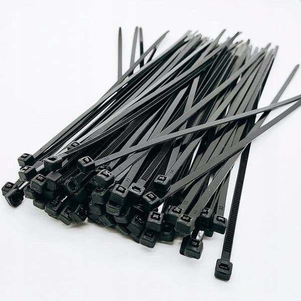 Kabelbindere sorte 250 mm 3,6 mm nylon 100-pak