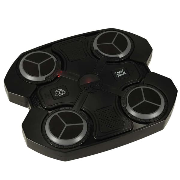 Vægmonteret boksetræningsskjold med Bluetooth, 2 handsker, 8+