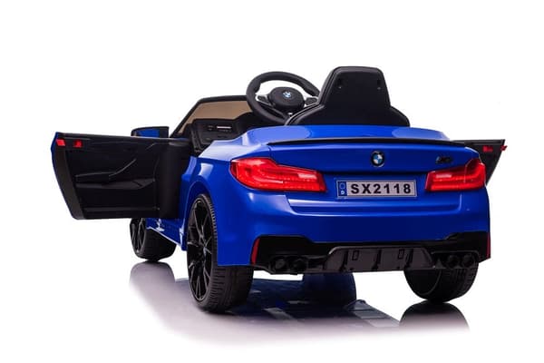 Batteridriven elbil BMW M5 Drift blå för barn