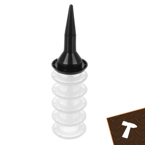 Silikonipistooli 600 ml tiivistysmassalle, 5 suutinta + 5 lastaa