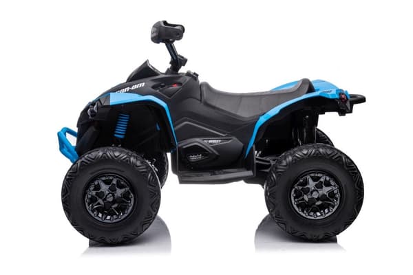 Elektrisk ATV til børn blå 3-8 km/t MP3/USB/Bluetooth 2.4G