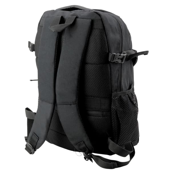 Rygsæk 16L med laptoplomme og USB-port sort 45x32x11 cm