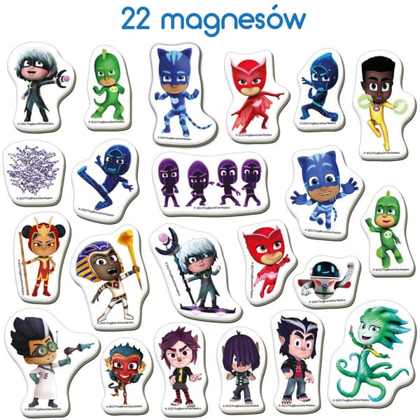 Magnetset för barn 22-pack tecknade figurer, från 3 år